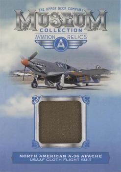 2019 Upper Deck Goodwin Champions - Museum Collection Aviation Relics #MCA-A36 North American A-36 Apache Flight Suit Front