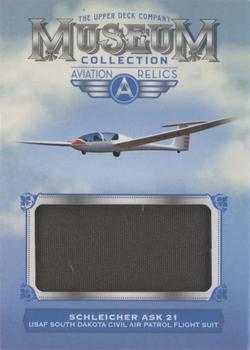 2019 Upper Deck Goodwin Champions - Museum Collection Aviation Relics #MCA-ASK Schleicher ASK 21 Flight Suit Front
