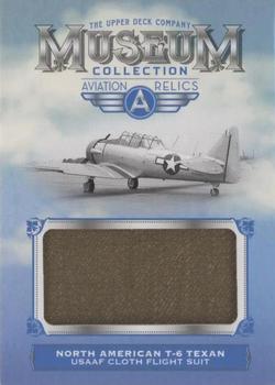 2019 Upper Deck Goodwin Champions - Museum Collection Aviation Relics #MCA-AT6 North American AT-6 Texan Flight Suit Front