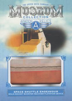 2019 Upper Deck Goodwin Champions - Museum Collection Aviation Relics #MCA-SPE Space Shuttle Endeavour Recovery Flotation Device Front