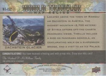 2019 Upper Deck Goodwin Champions - World Traveler Map Relics #WT-152 Dachstein Glacier, Austria Back