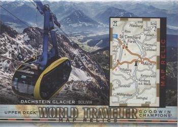 2019 Upper Deck Goodwin Champions - World Traveler Map Relics #WT-152 Dachstein Glacier, Austria Front