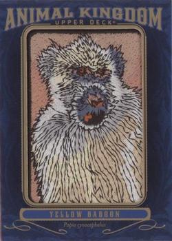 2019 Upper Deck Goodwin Champions - Animal Kingdom Manufactured Patches #AK-313 Yellow Baboon Front
