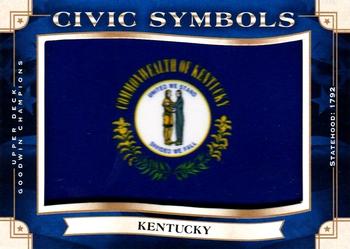 2019 Upper Deck Goodwin Champions - Civic Symbols Manufactured Patches #USF-15 Kentucky Front
