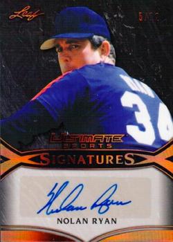 2019 Leaf Ultimate Sports - Ultimate Signatures #US-NR1 Nolan Ryan Front