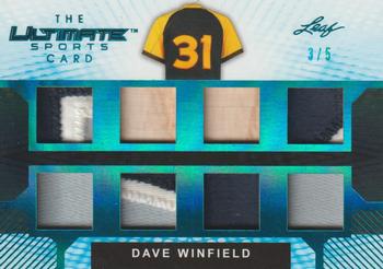 2019 Leaf Ultimate Sports - The Ultimate Card Relics Platinum #TUC-08 Dave Winfield Front