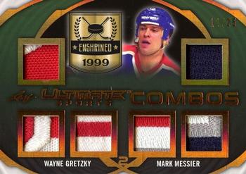 2019 Leaf Ultimate Sports - Ultimate Combos Relics #UC-14 Wayne Gretzky / Mark Messier Front