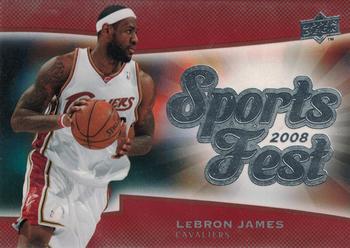 2008 Upper Deck SportsFest #SF-11 LeBron James Front