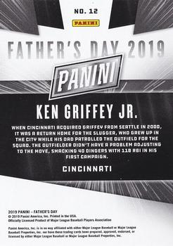 2019 Panini Father's Day #12 Ken Griffey Jr. Back