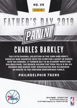 2019 Panini Father's Day #29 Charles Barkley Back