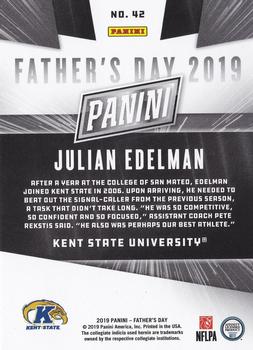 2019 Panini Father's Day #42 Julian Edelman Back