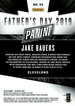 2019 Panini Father's Day #55 Jake Bauers Back