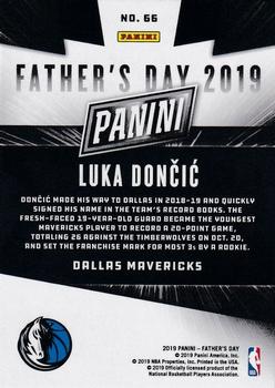 2019 Panini Father's Day #66 Luka Doncic Back