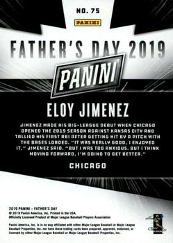 2019 Panini Father's Day #75 Eloy Jimenez Back