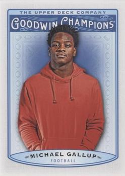 2019 Upper Deck Goodwin Champions - Blank Back #NNO Michael Gallup Front