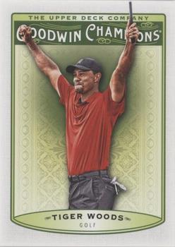2019 Upper Deck Goodwin Champions - Blank Back #NNO Tiger Woods Front
