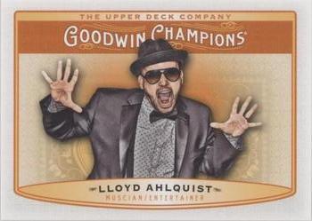 2019 Upper Deck Goodwin Champions - Blank Back #NNO Lloyd Ahlquist Front
