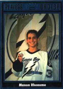 1993 Cartwrights Players Choice #2 Manon Rheaume Front