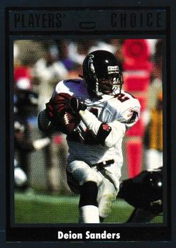 1993 Cartwrights Players Choice #4 Deion Sanders Front