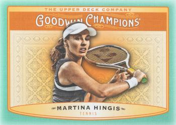 2019 Upper Deck Goodwin Champions - Turquoise #55 Martina Hingis Front