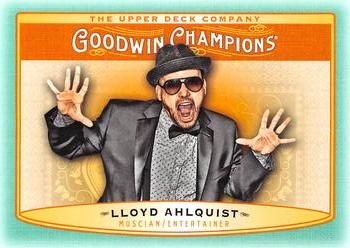 2019 Upper Deck Goodwin Champions - Turquoise #78 Lloyd Ahlquist Front
