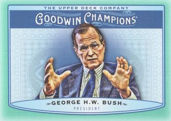 2019 Upper Deck Goodwin Champions - Turquoise #94 George H.W. Bush Front