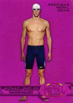 2013 Upper Deck Employee Exclusive Precious Metal Gems #E-MP Michael Phelps Front