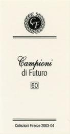 2003-04 Firenze Campioni di Futuro (Future Stars) #60 Adrian Peterson Back