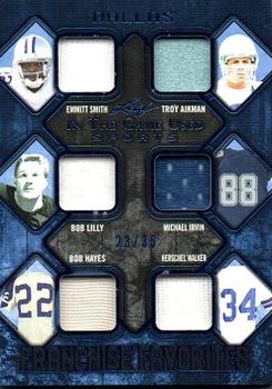 2019 Leaf In the Game Used - Franchise Favorites 6 Relics #FRF-15 Emmitt Smith / Troy Aikman / Bob Lilly / Michael Irvin / Bob Hayes / Herschel Walker Front