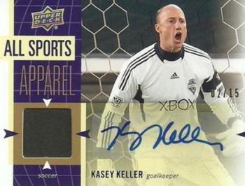 2011 Upper Deck World of Sports - All Sports Apparel Autograph #AS-KK Kasey Keller Front