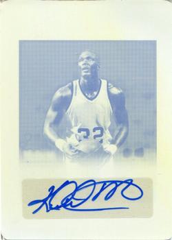 2012 Leaf Legends of Sport - Printing Plates Yellow #BA-KM1 Karl Malone Front