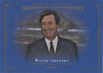 2016 Upper Deck Goodwin Champions - Royal Blue #52 Wayne Gretzky Front