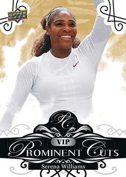 2019 Upper Deck The National VIP Prominent Cuts #VIP-3 Serena Williams Front