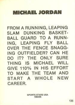 1993-95 Sports Stars USA (unlicensed) #135 Michael Jordan Back