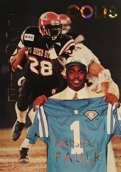 1993-95 Sports Stars USA (unlicensed) #155 Marshall Faulk Front
