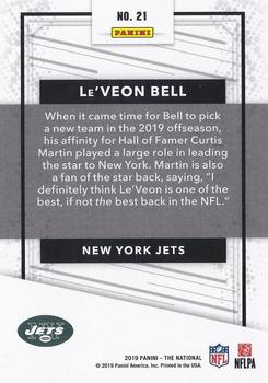 2019 Panini The National #21 Le'Veon Bell Back