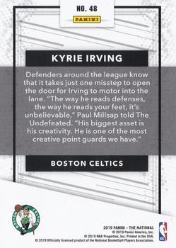 2019 Panini The National #48 Kyrie Irving Back