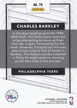 2019 Panini The National #70 Charles Barkley Back