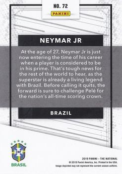 2019 Panini The National #72 Neymar Jr Back