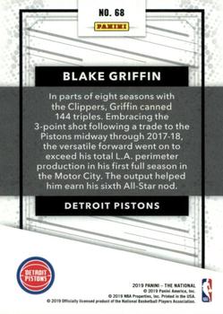 2019 Panini The National - Magnetic Fur #68 Blake Griffin Back