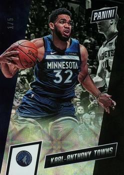2019 Panini The National - Galactic Windows #56 Karl-Anthony Towns Front