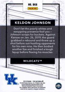 2019 Panini The National - Basketball Prospects Explosion #BK8 Keldon Johnson Back