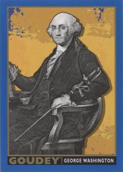 2017 Upper Deck Goodwin Champions - Goudey Presidents Royal Blue #GP1 George Washington Front