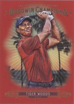 2018 Upper Deck Goodwin Champions - Photo Variations Red #20 Tiger Woods Front