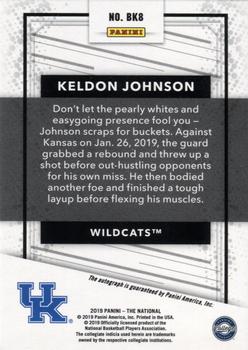2019 Panini The National - Basketball Prospects Autographs #BK8 Keldon Johnson Back