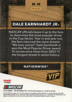 2019 Panini National Convention VIP Gold Packs #80 Dale Earnhardt Jr Back