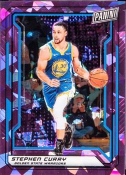 2019 Panini National Convention VIP Gold Packs - Purple Cracked Ice Prizm #28 Stephen Curry Front