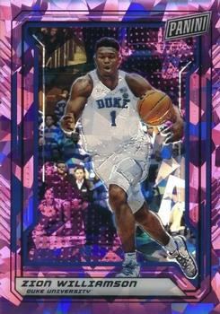 2019 Panini National Convention VIP Gold Packs - Purple Cracked Ice Prizm #94 Zion Williamson Front