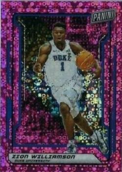 2019 Panini National Convention VIP Gold Packs - Pink Disco Prizm #94 Zion Williamson Front