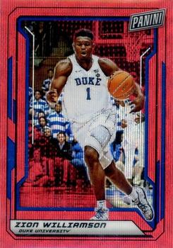 2019 Panini National Convention VIP Gold Packs - Red Wave Prizm #94 Zion Williamson Front